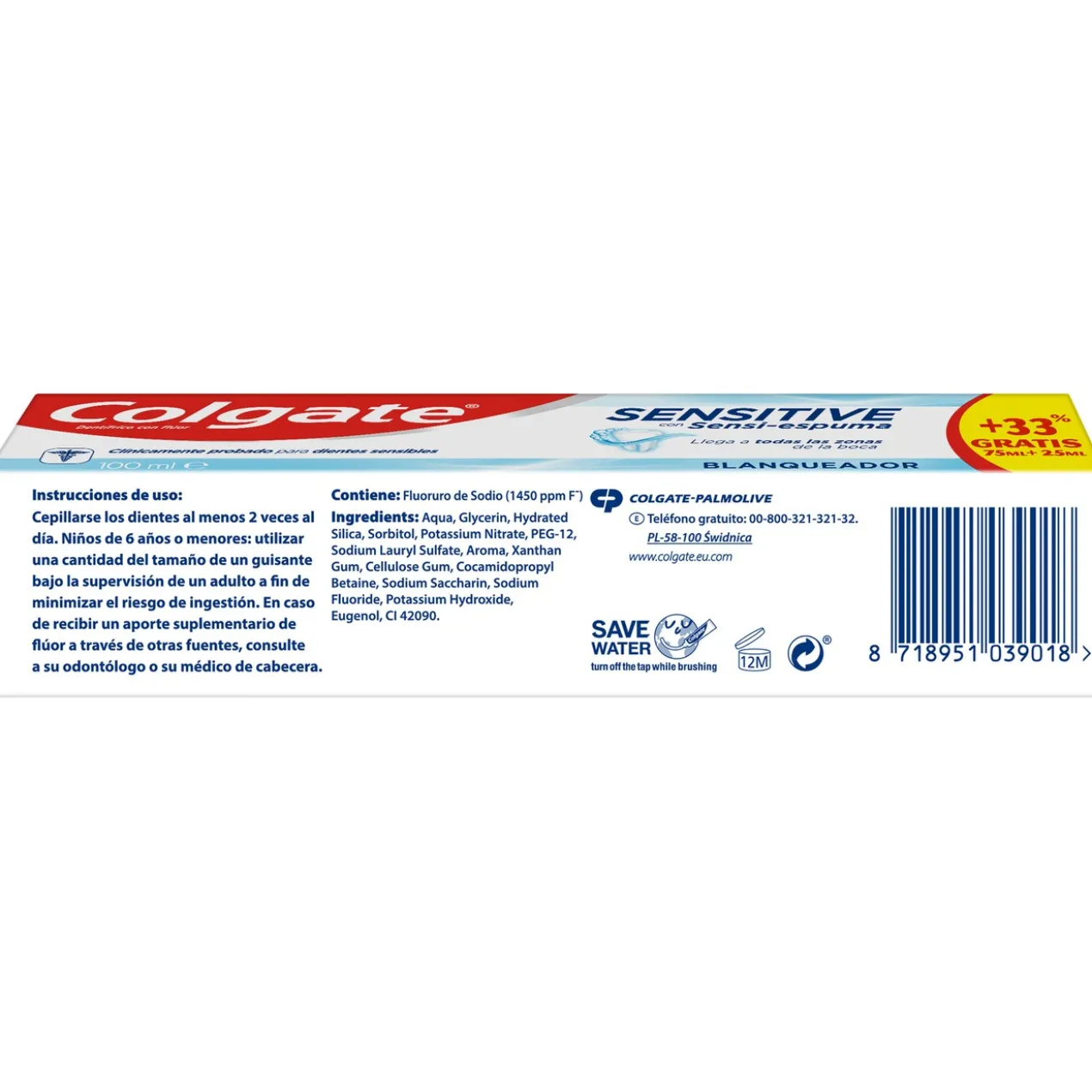 Sensitive Pasta de Dentes