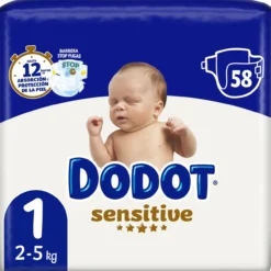 Sensitive Tamanho 1 Fraldas para Bebé 2-5kg