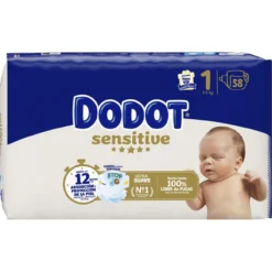 Sensitive Tamanho 1 Fraldas para Bebé 2-5kg