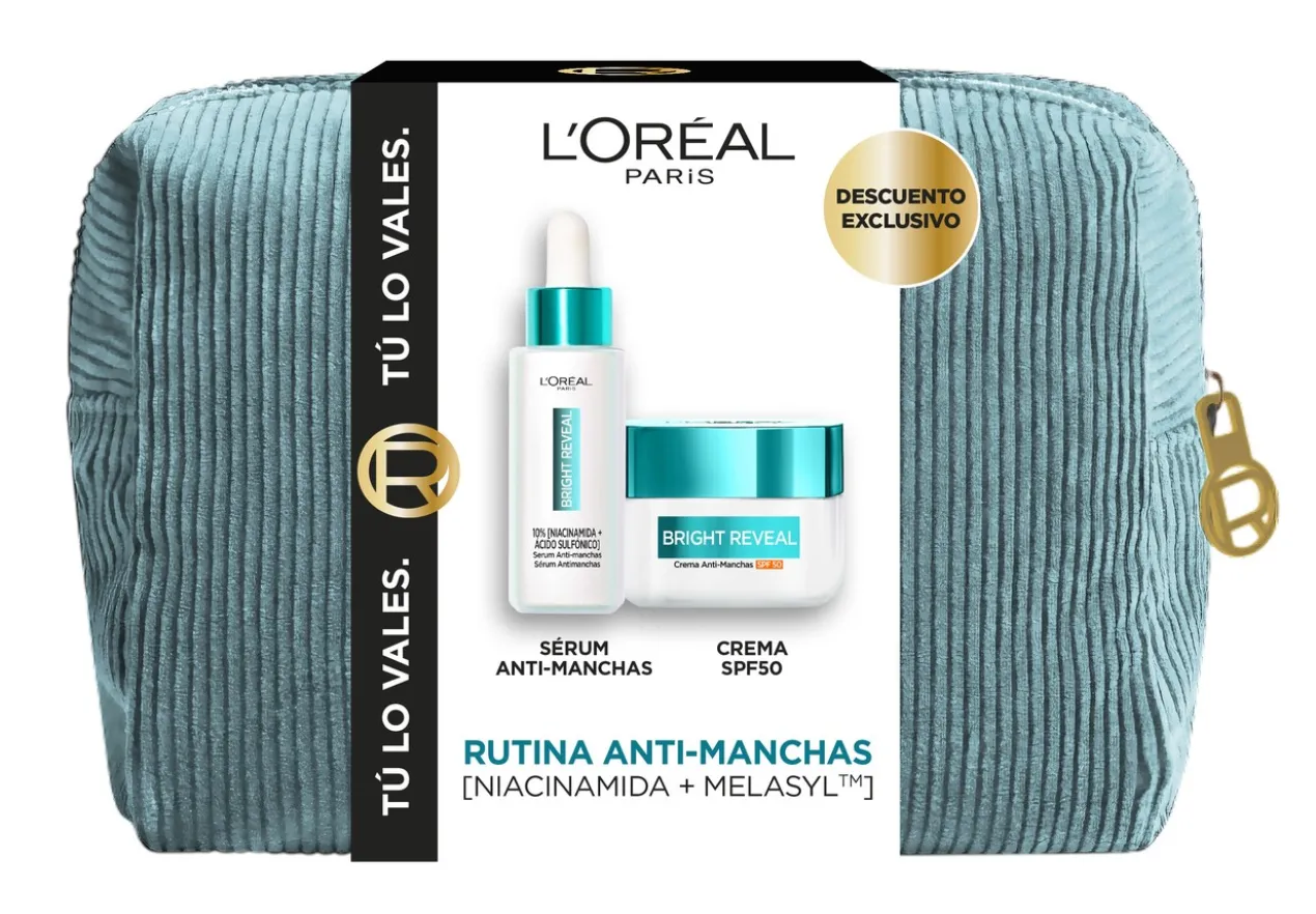 Set Bright Reveal Sérum Iluminador com Niacinamida + Fluido Protetor SPF 50