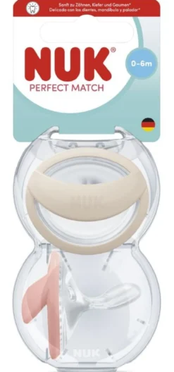 Set 2 Chupetas Perfect Match Air Silicone 0-6M