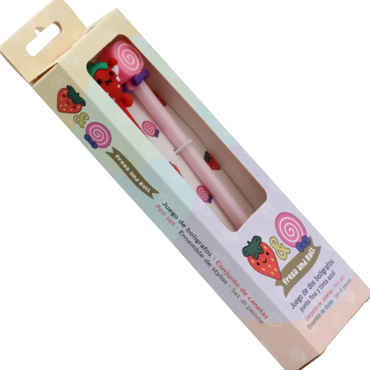 Set de Canetas Fresa & Roll