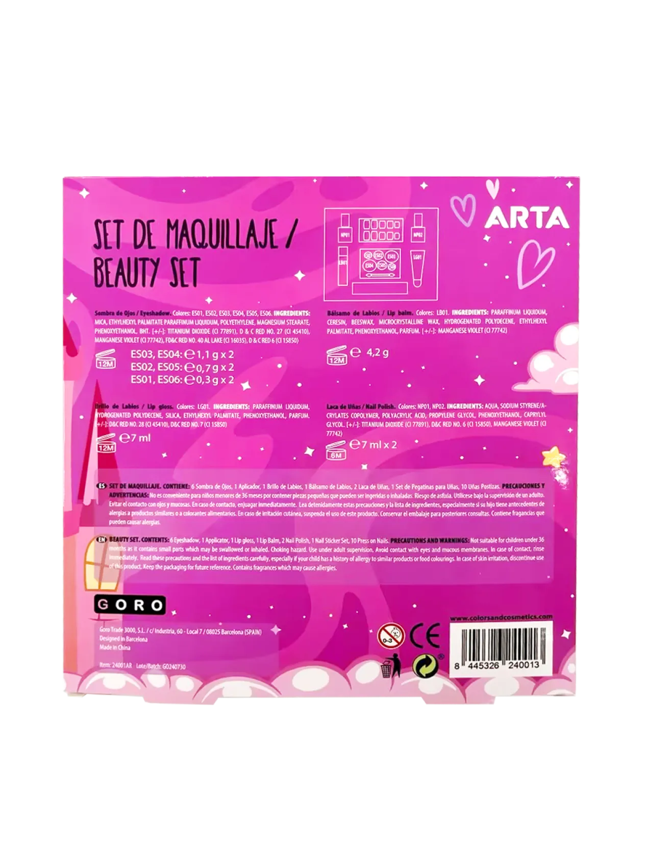 Set de Maquilhagem para Crianças
