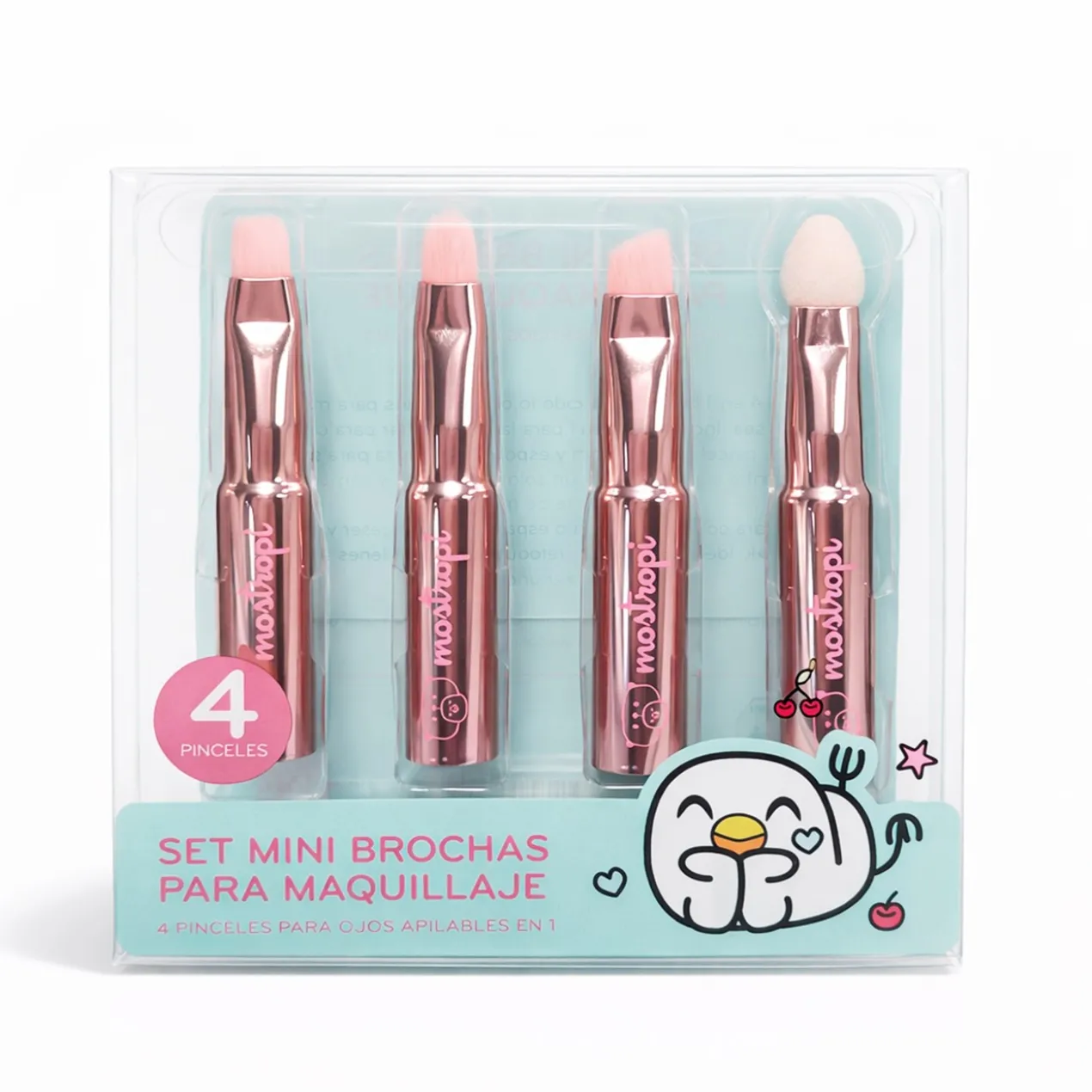 Set de Mini Pincéis 4 em 1