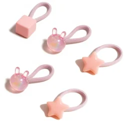 Set 5 Elásticos de Cabelo Bunny