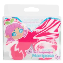 Set 2 Esponjas Maquilhagem Borboleta