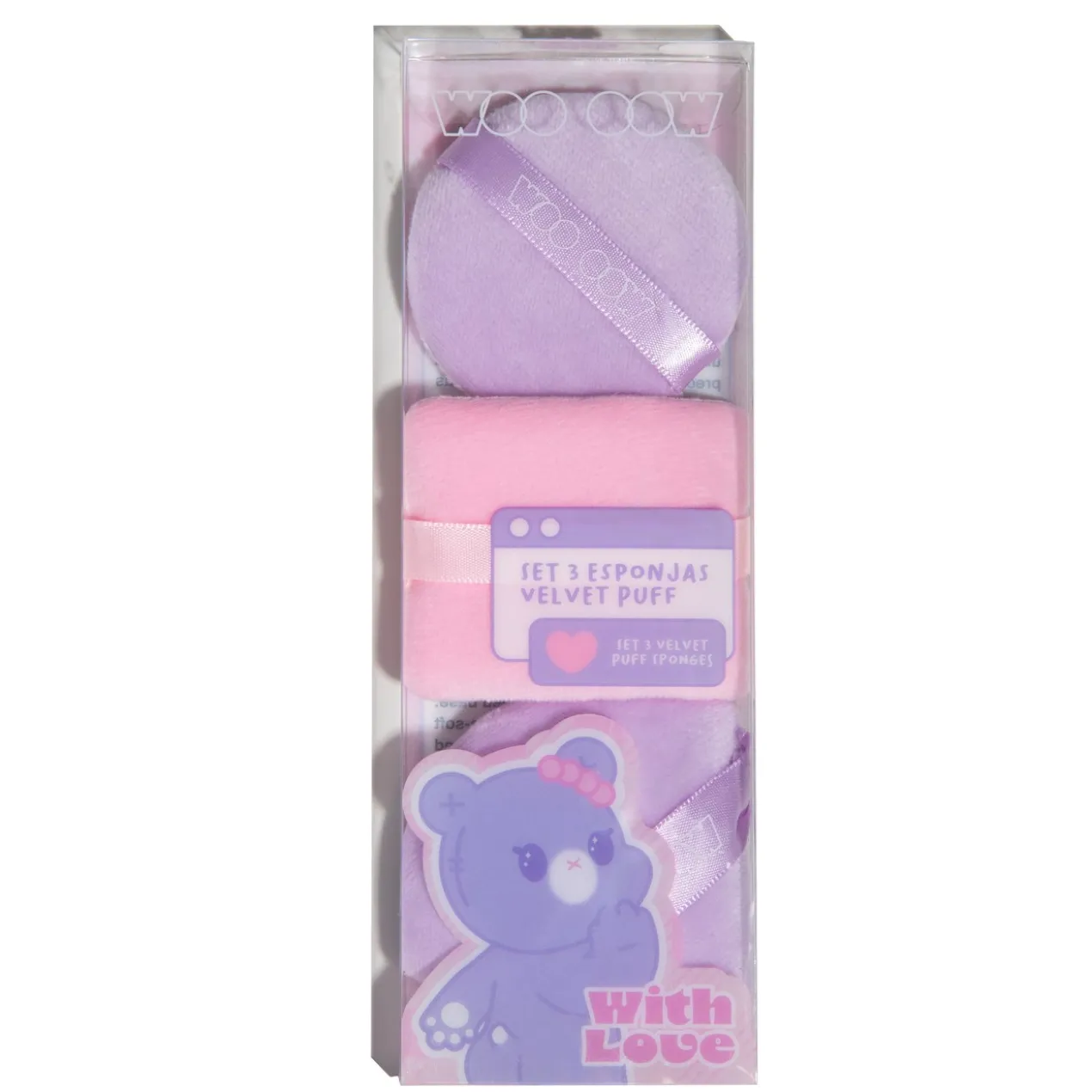 Set 3 Esponjas Velvet Puff