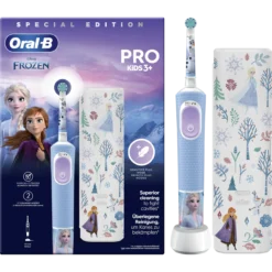Set Frozen Escova Elétrica + Estojo de Viagem
