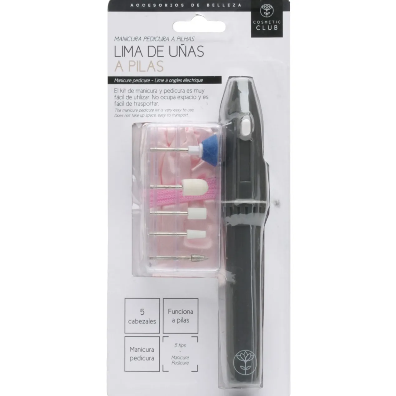 Set Manicura e Pedicura a Pilhas