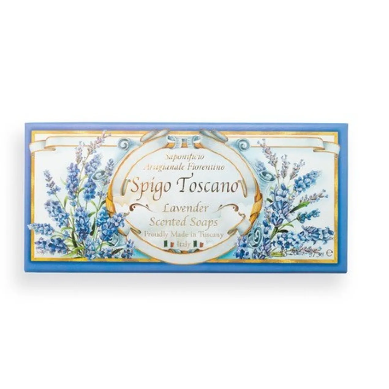 Set Sabão Spigo Toscano Scented Lavender Soap