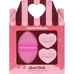 Set Sweet Tooth Candy Hearts Powder Puff