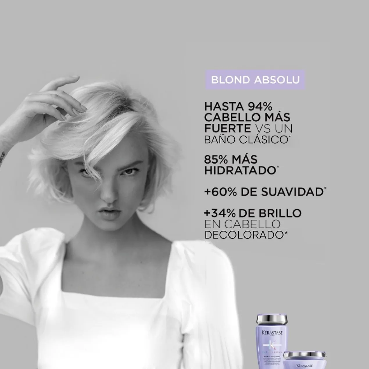 Shampoo Bain Ultra-Violet Blond Absolu