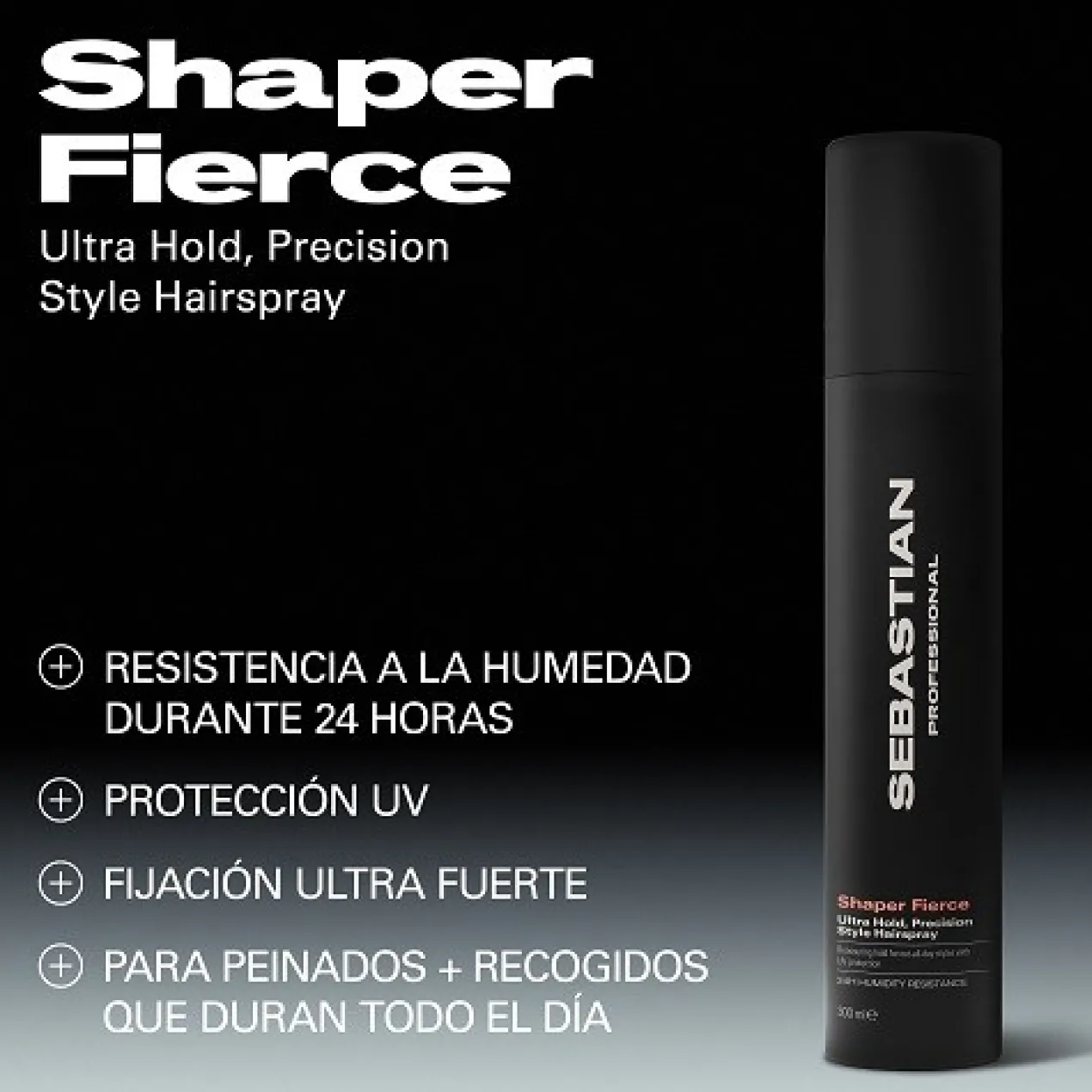 Shaper Fierce Laca de Styling Moldável de Fixação Máxima