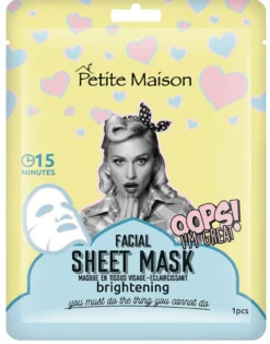 Sheet Mask Brightening Máscara Facial Iluminadora