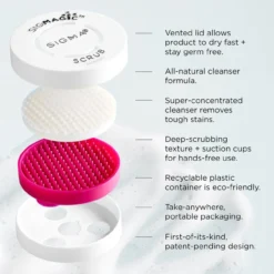 Sigmagic Scrub 2-in-1 Makeup Brush Cleanser Tool Limpador de Pincéis
