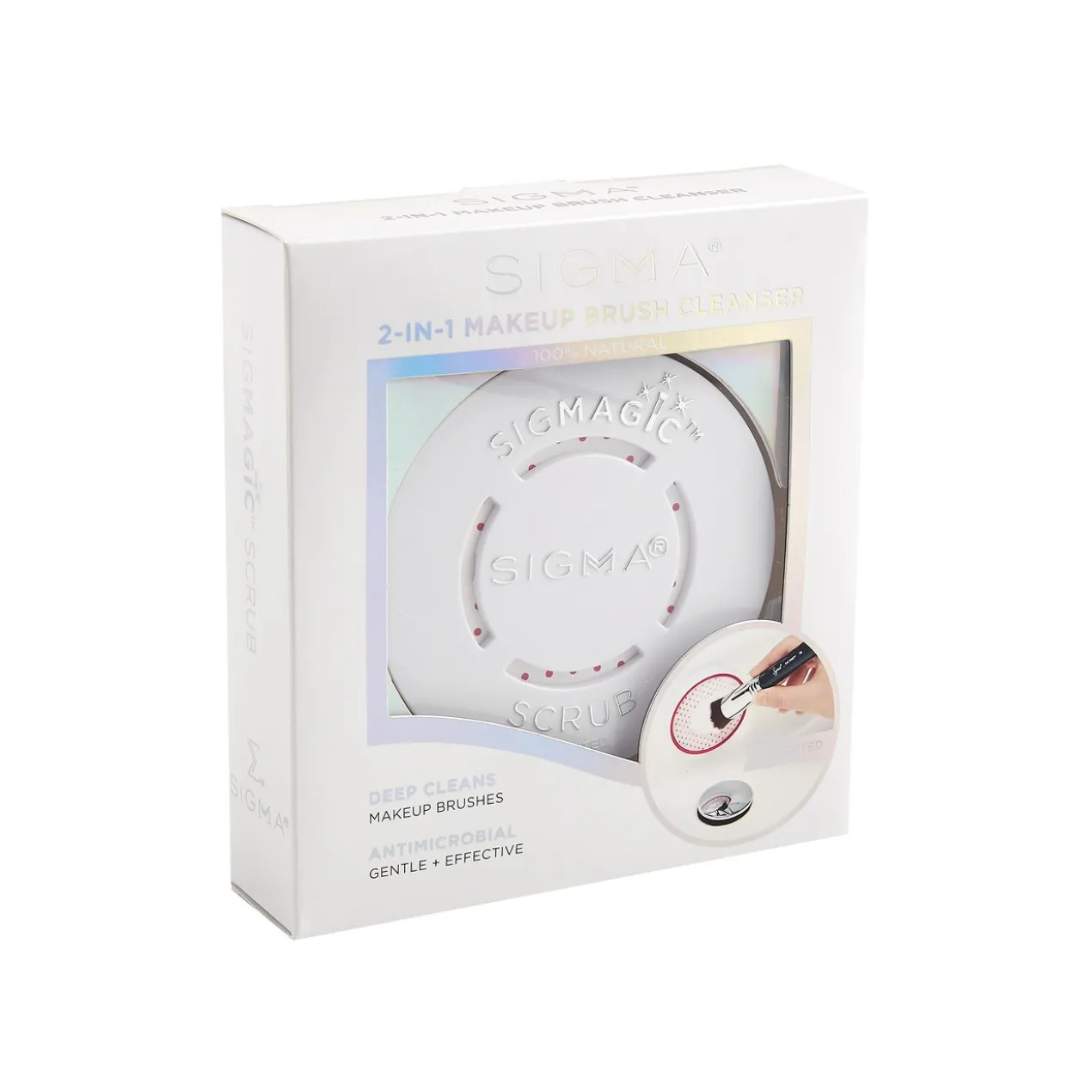 Sigmagic Scrub 2-in-1 Makeup Brush Cleanser Tool Limpador de Pincéis