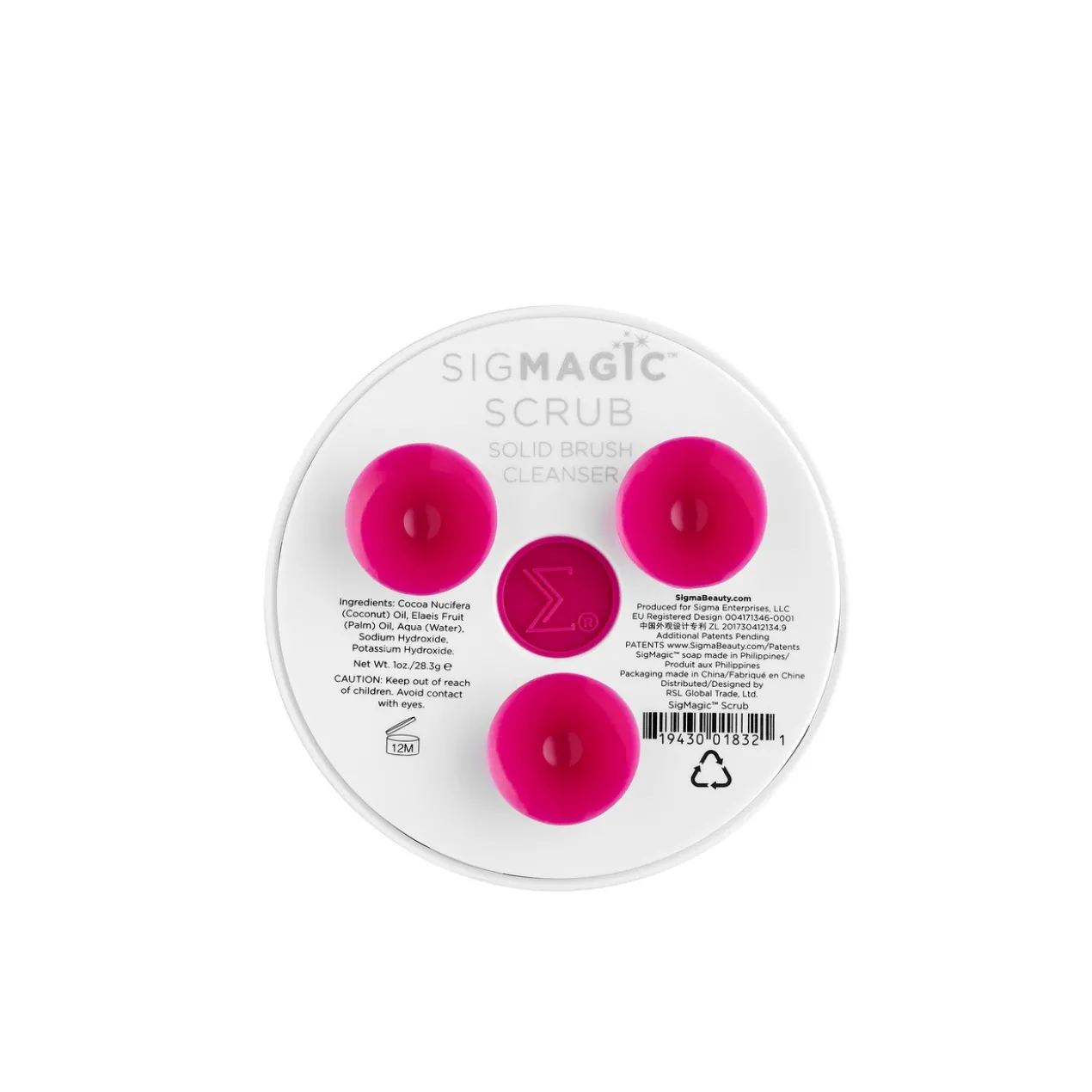 Sigmagic Scrub 2-in-1 Makeup Brush Cleanser Tool Limpador de Pincéis