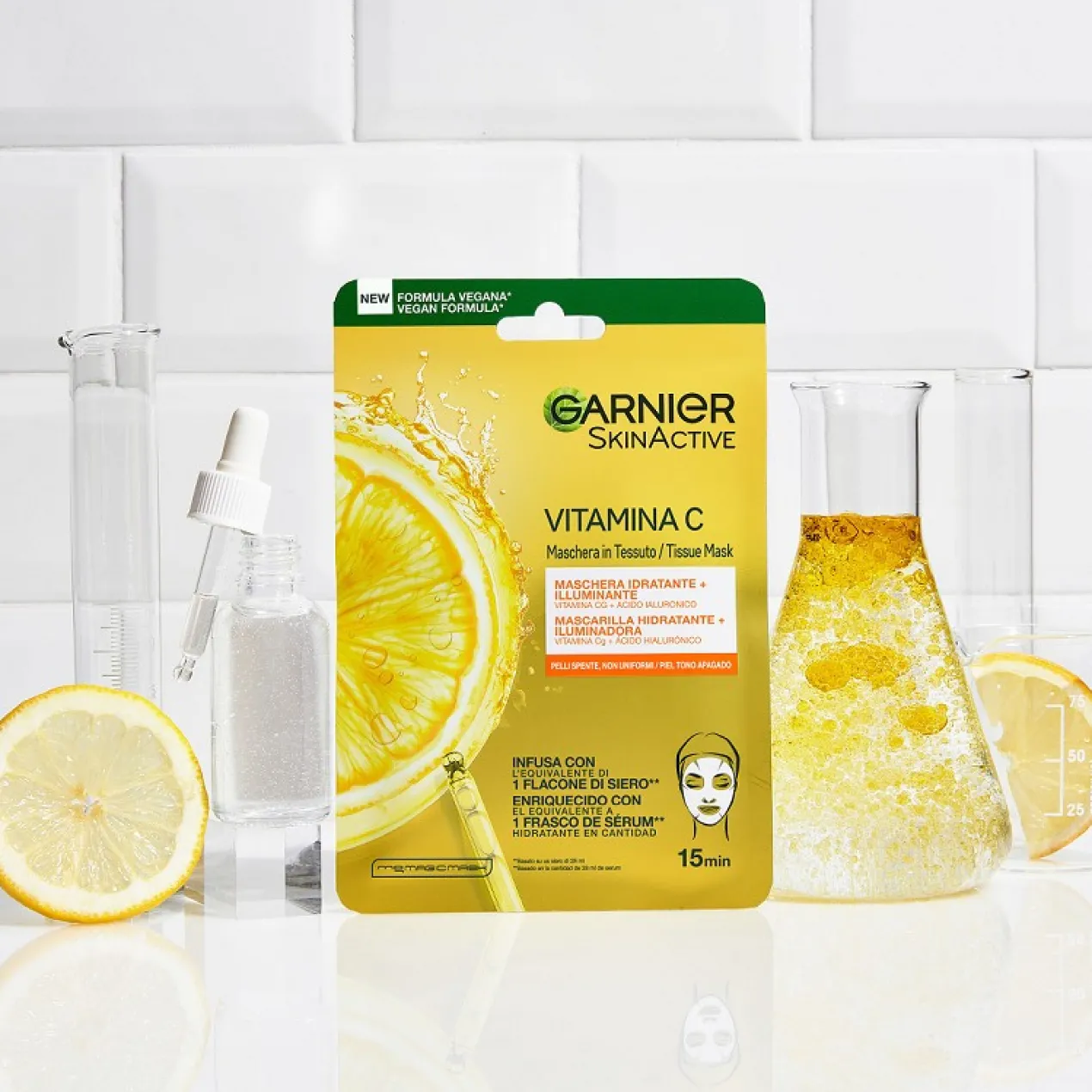 Skin Active Vitamina C Creme Sérum Iluminador Antimanchas