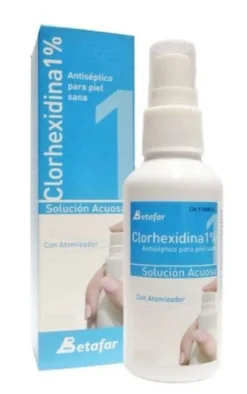 Solução Aquosa com 1% Clorexidina