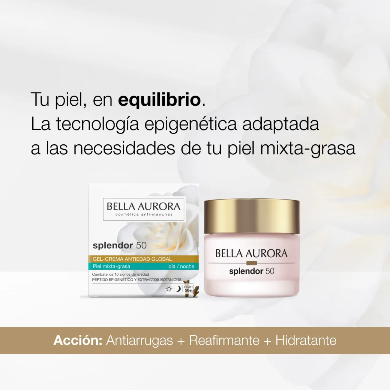 Splendor Gel Creme Antienvelhecimento Pele Mista-Oleosa