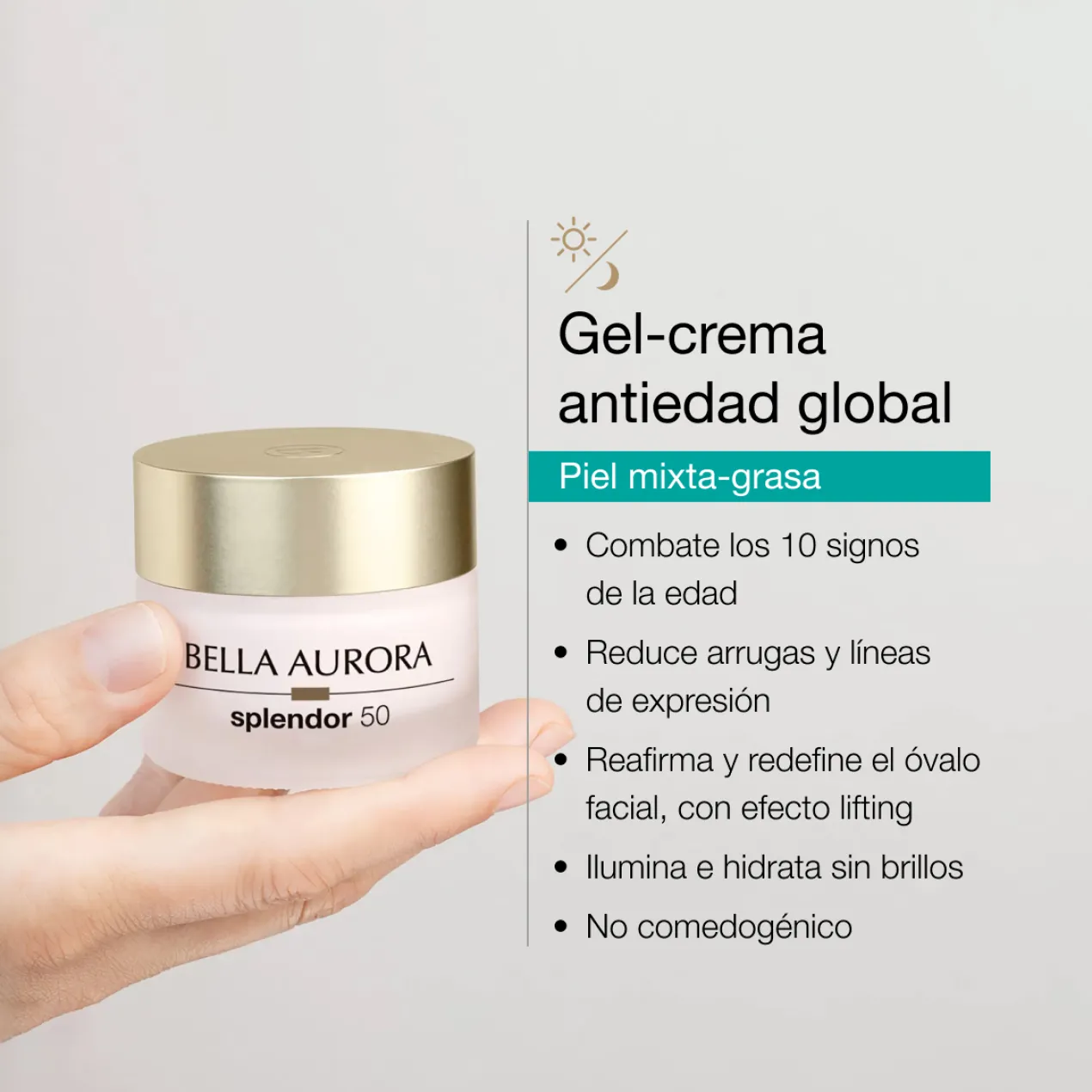 Splendor Gel Creme Antienvelhecimento Pele Mista-Oleosa