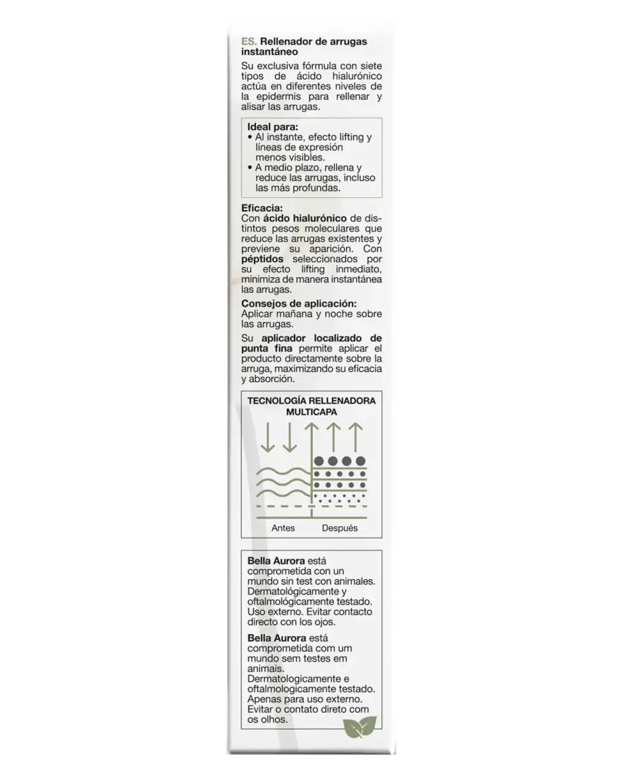 Splendor Preenchedor de Rugas Instantâneo