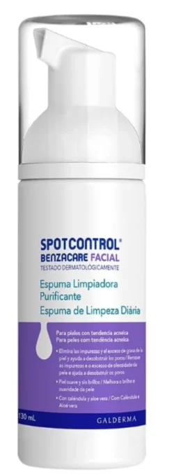 Spotcontrol Benzacare Facial Espuma de Limpeza Purificante