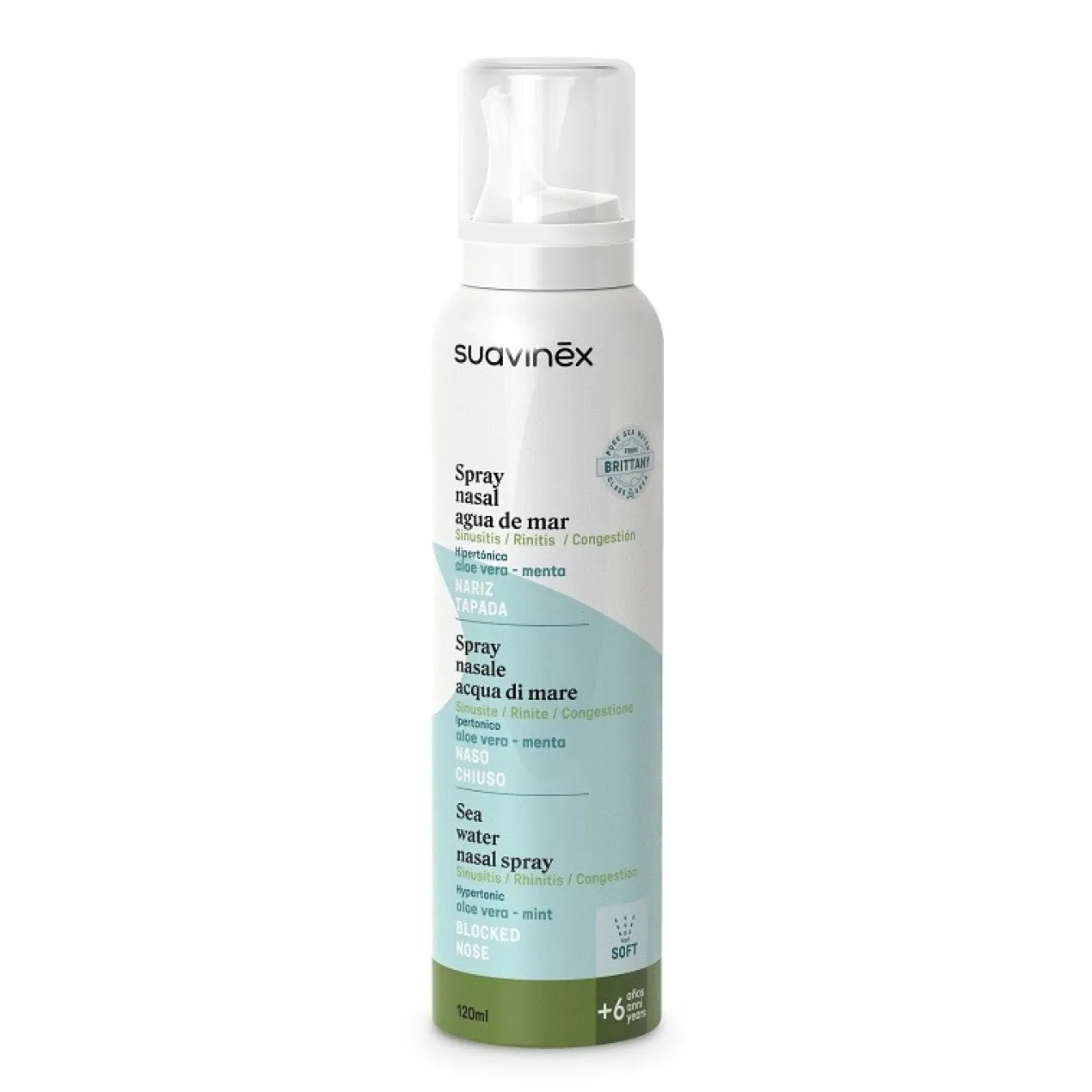 Spray Nasal Água do Mar Hipertónica Aloe Vera +6Anos