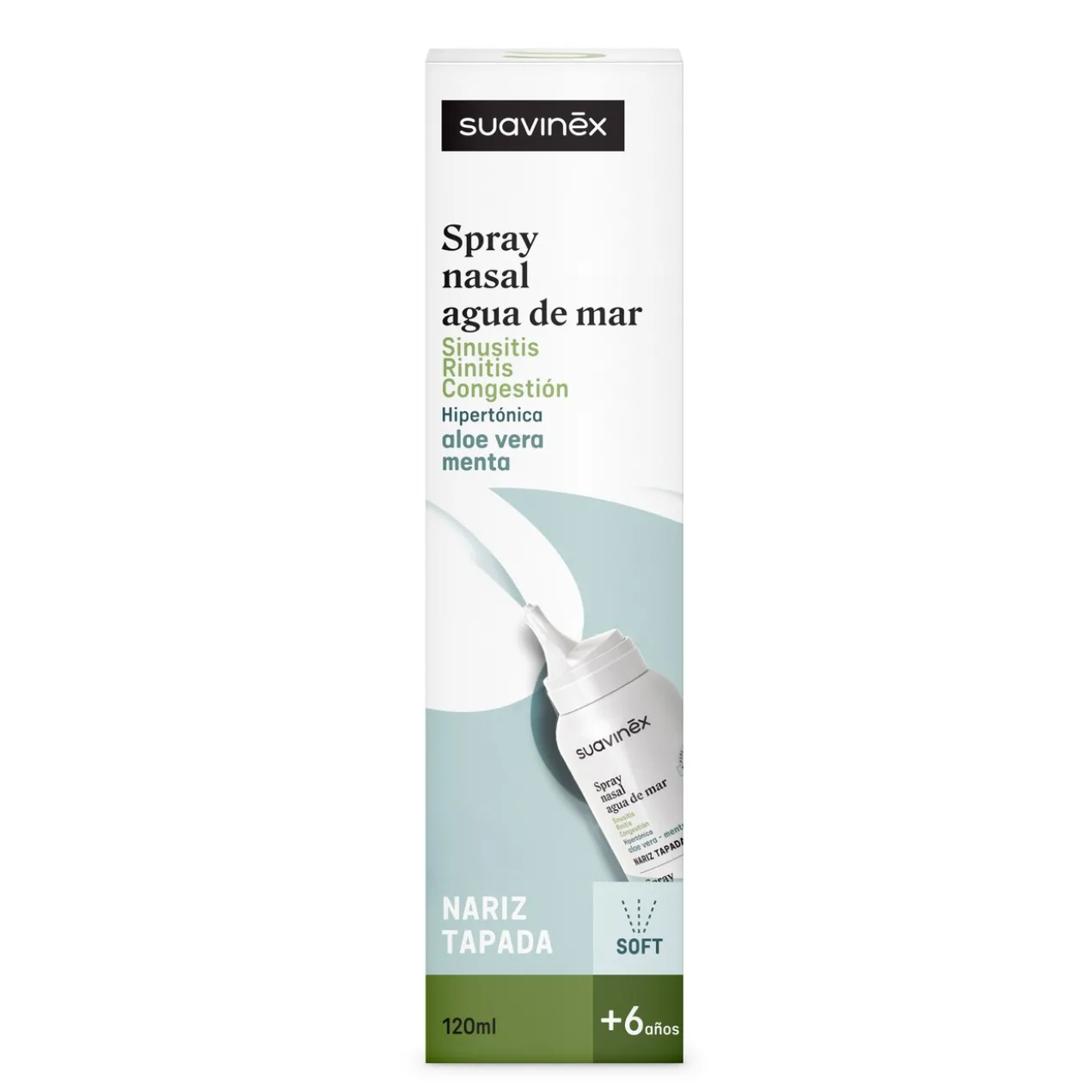Spray Nasal Água do Mar Hipertónica Aloe Vera +6Anos