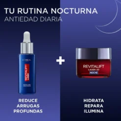 Sérum Antirrugas Noturno de Retinol Puro Revitalift Laser