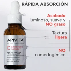 Sérum Corretor C15 Própolis Antioxidante, Antirrugas e Iluminador