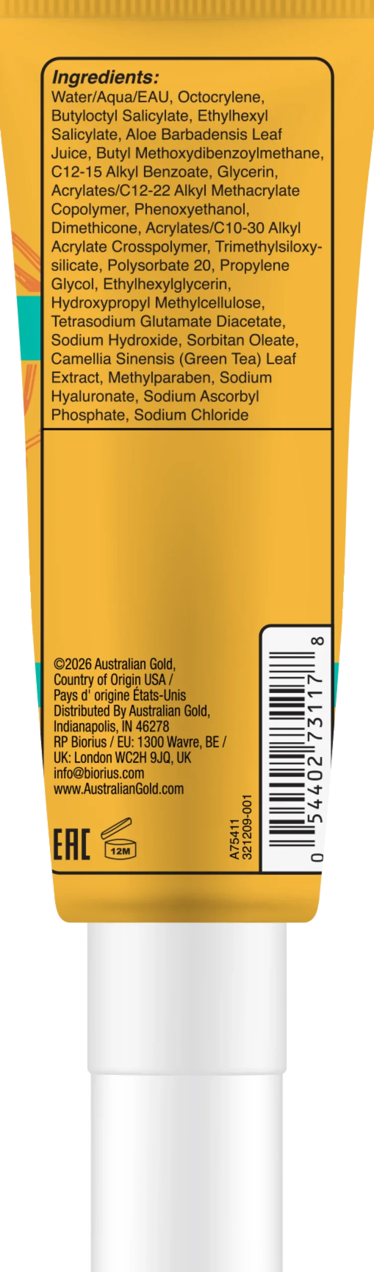Sérum Facial com Proteção Solar e Ácido Hialurónico SPF 30