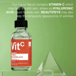 Sérum Facial Hidratante com Vitamina C & Ácido Hialurónico