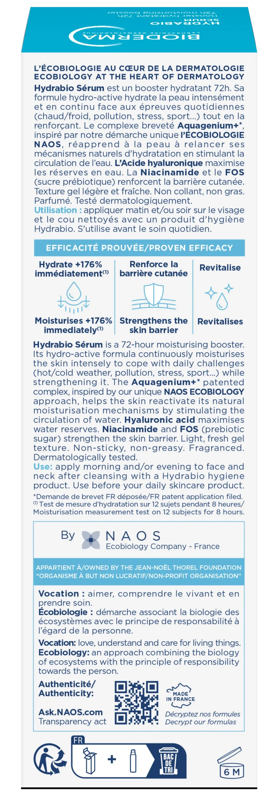 Sérum Facial Hidratante Hydrabio