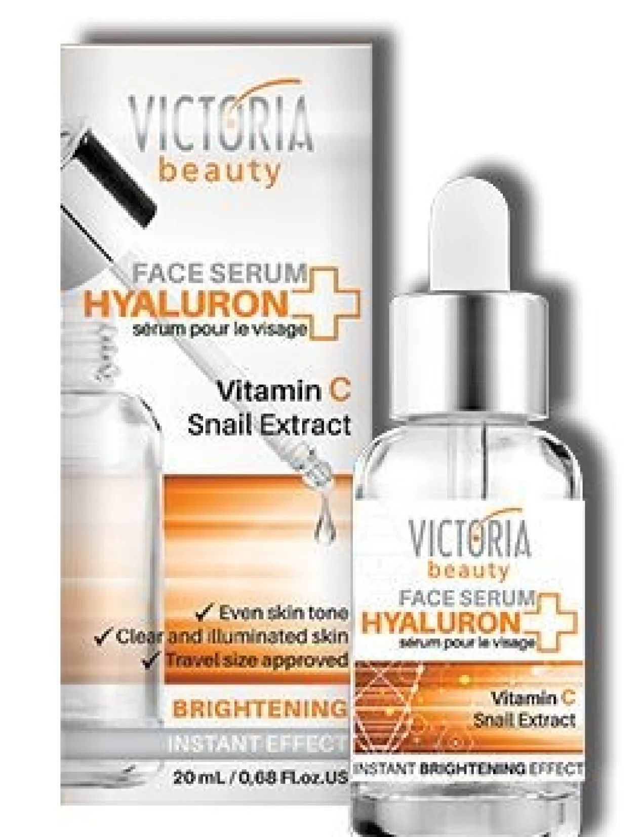 Sérum Facial Iluminador com Ácido Hialurónico e Vitamina C