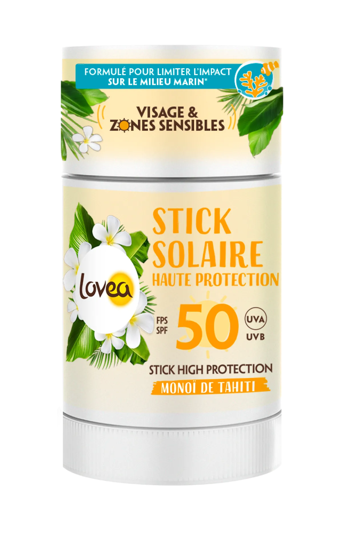 Stick Solar Facial com Monoï SPF 50