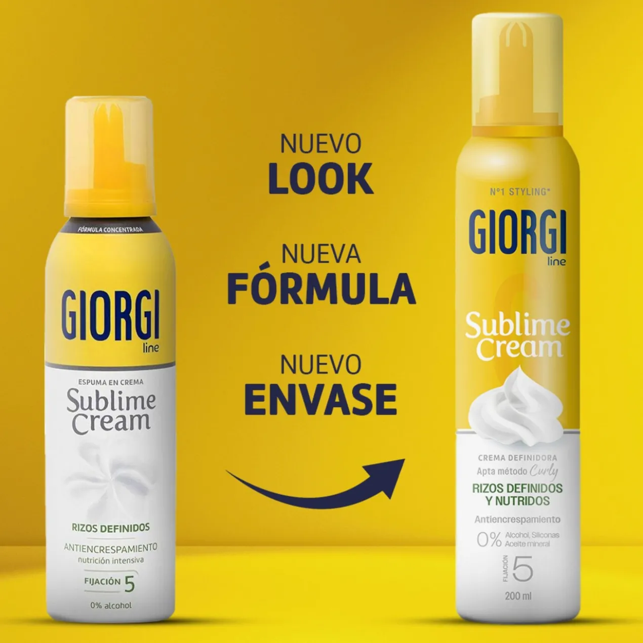 Sublime Cream Espuma Rizos Definidos e Nutridos