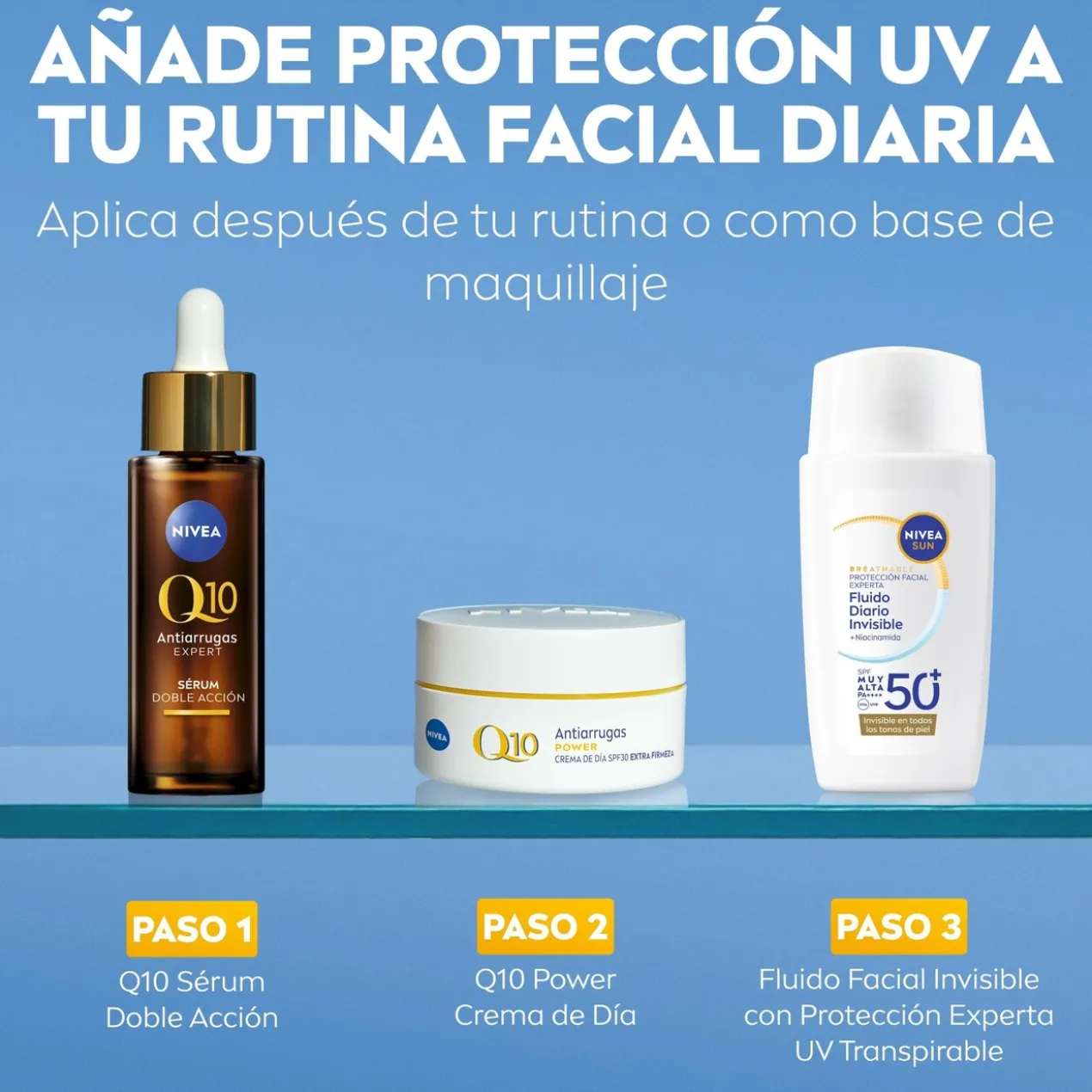 Sun Facial Fluid Protetor Solar Diário SPF50+