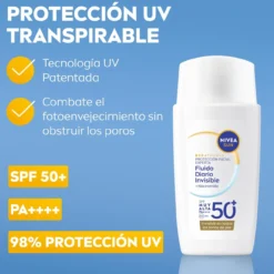 Sun Facial Fluid Protetor Solar Diário SPF50+