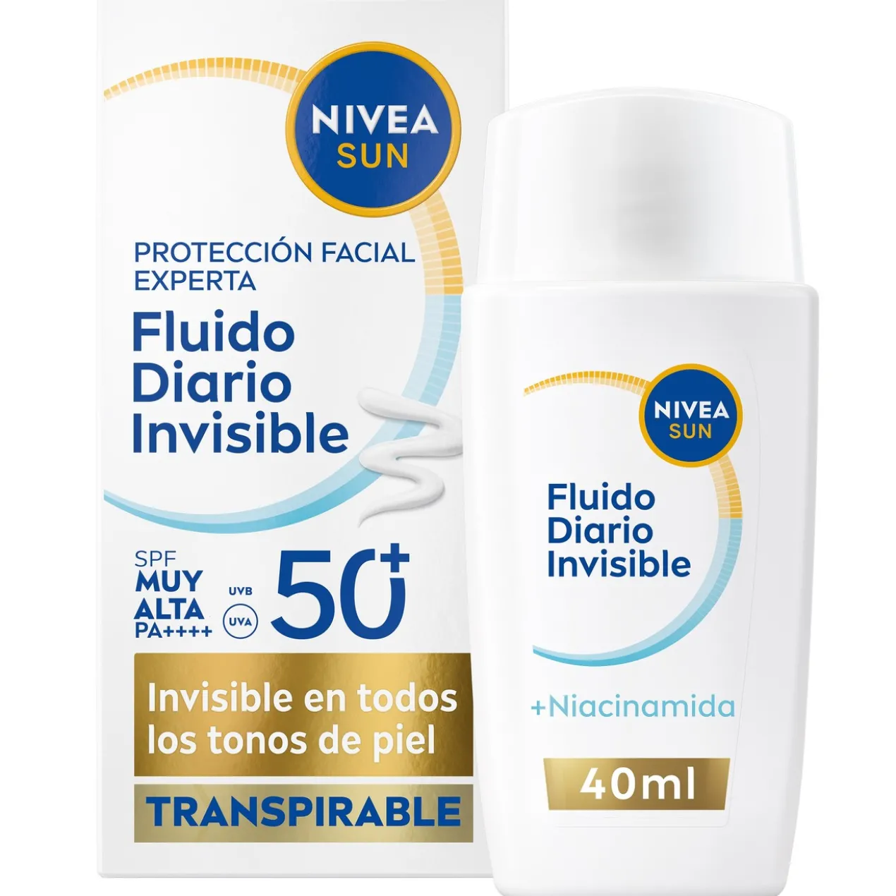Sun Facial Fluid Protetor Solar Diário SPF50+