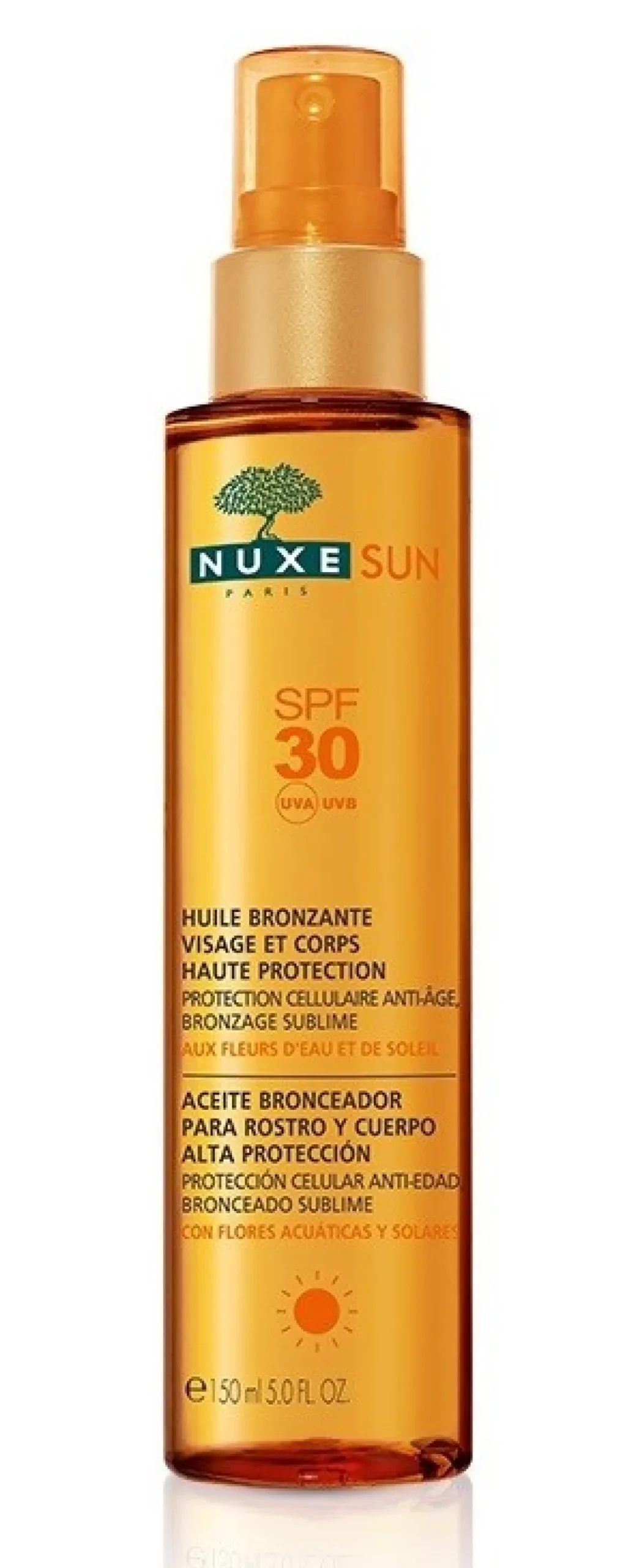 Sun Óleo Bronzeador Rosto e Corpo SPF30