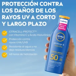 SUN Protege & Hidrata Loção Solar SPF 50