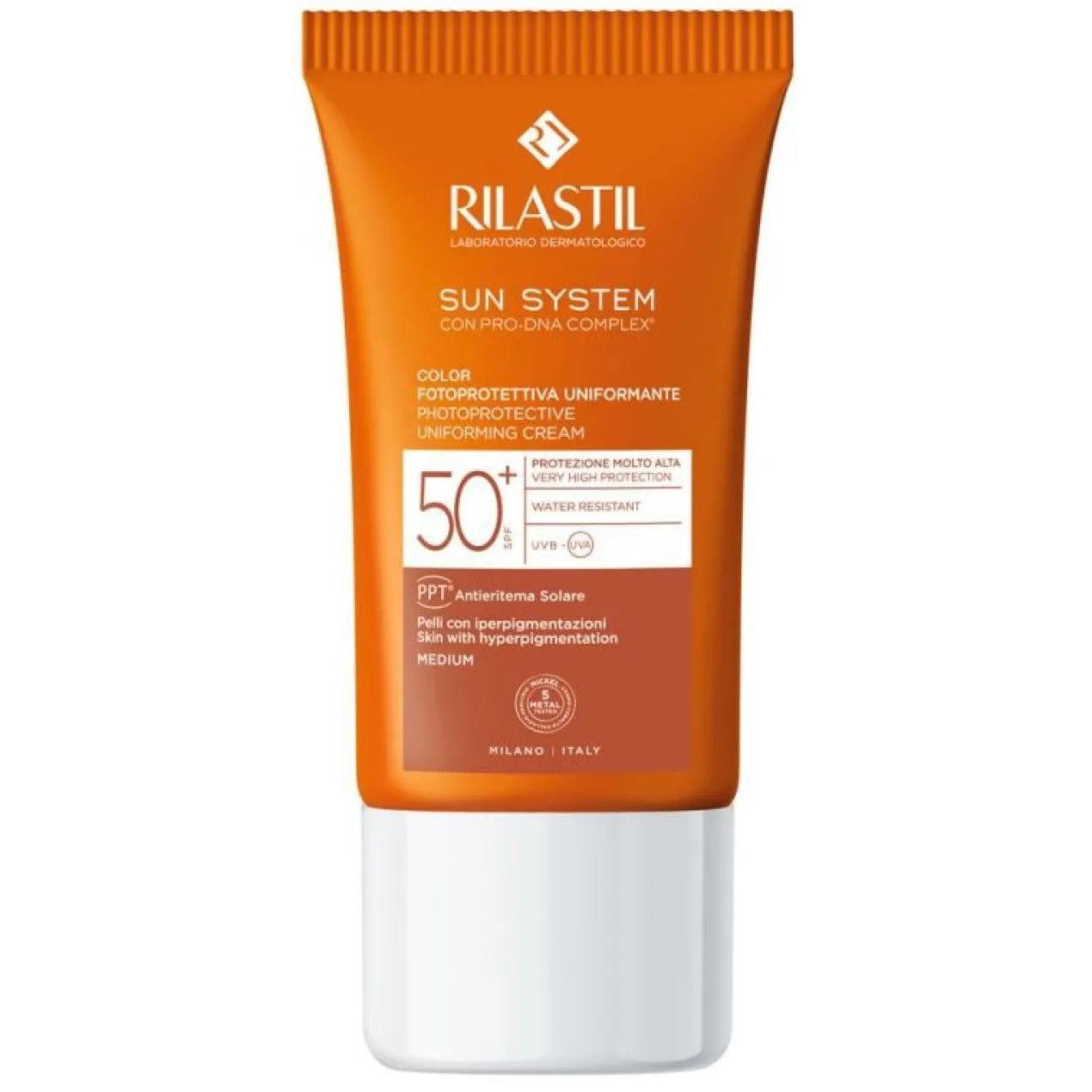 Sun System com Cor SPF50+