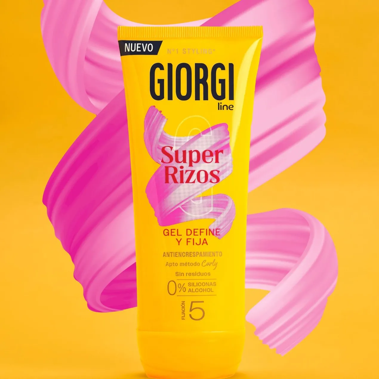 Super Caracóis Gel Define e Fixa