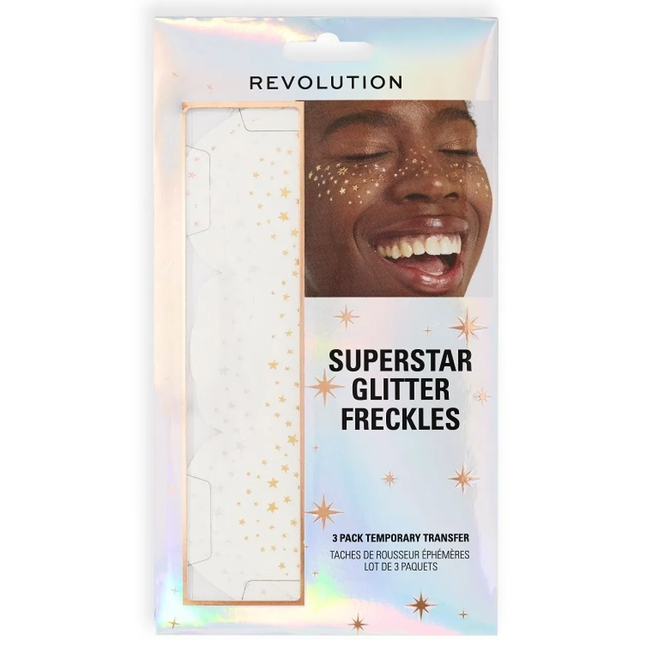 Superstar Glitter Freckles Tattoo