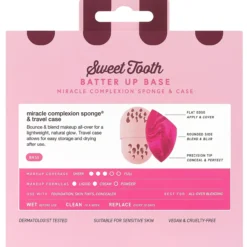 Sweet Tooth Batter Up Base Miracle Complexion Sponge + Case
