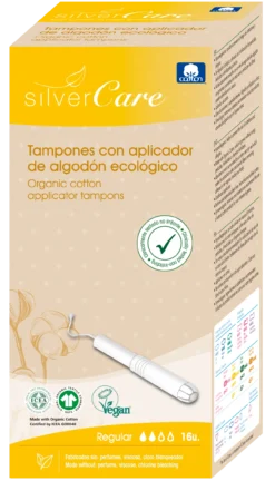 Tampão de Algodão Bio Regular com Aplicador