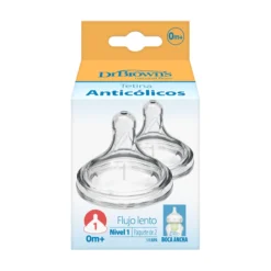 Tetina Options+ Nível 1 Boca Larga +0m
