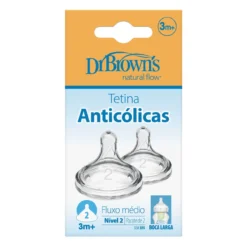 Tetina Options+ Nível 2 Boca Larga +3 Meses