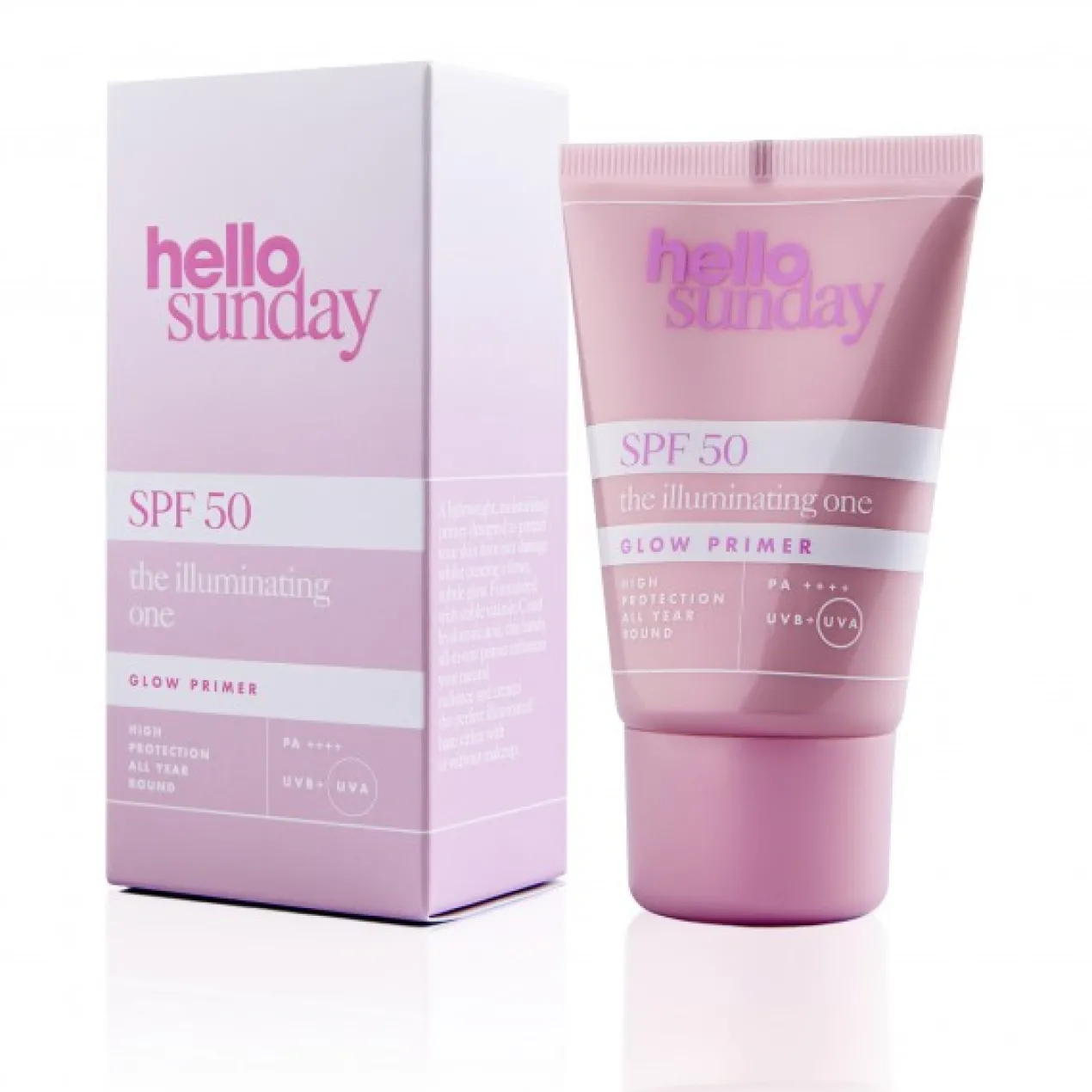The Illuminating One Pré-base SPF 50 efeito glow com ácido hialurónico